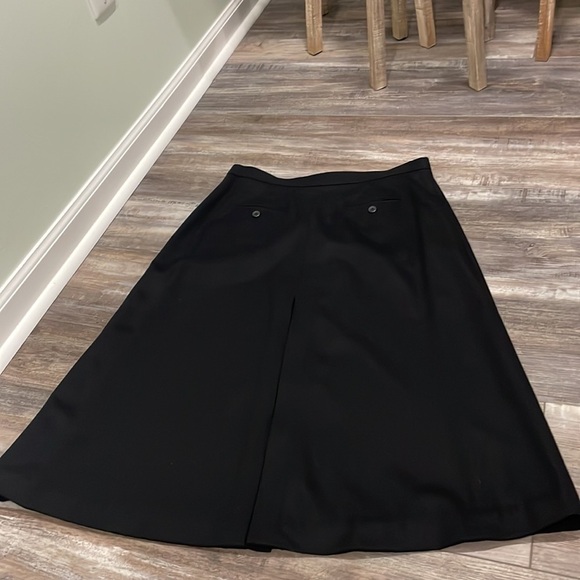 Talbots‎ Classic Black Wool A-Line Midi Skirt size 10 NEW - Picture 6 of 9